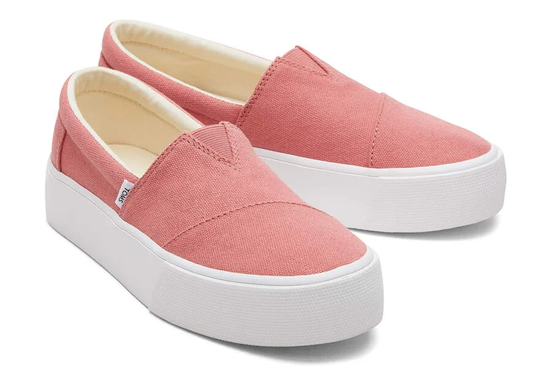 TOMS Damen Alpargata Fenix ​​Plateau-Slip-On-Trainer – Faded Rose