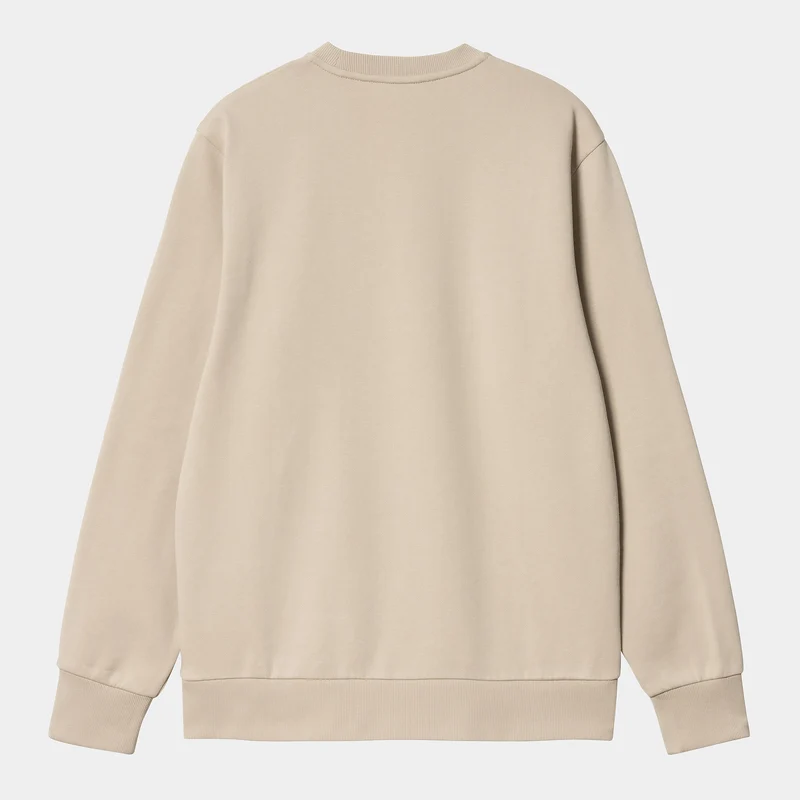 Carhartt WIP Herren-Sweatshirt mit Schriftzug-Stickerei – Wall