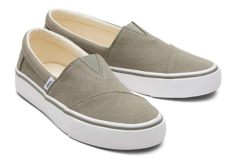 TOMS Alpargata Fenix ​​Slip-On-Trainer für Damen – Vetivergrau