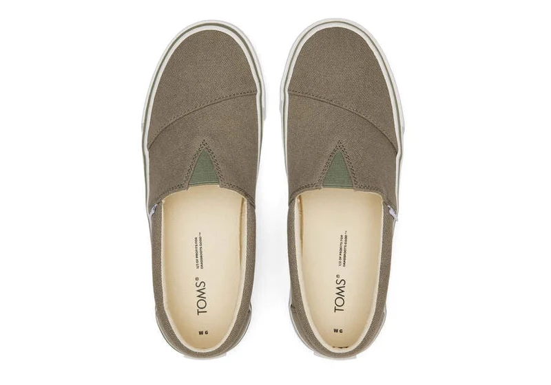 TOMS Alpargata Fenix ​​Slip-On-Trainer für Damen – Vetivergrau