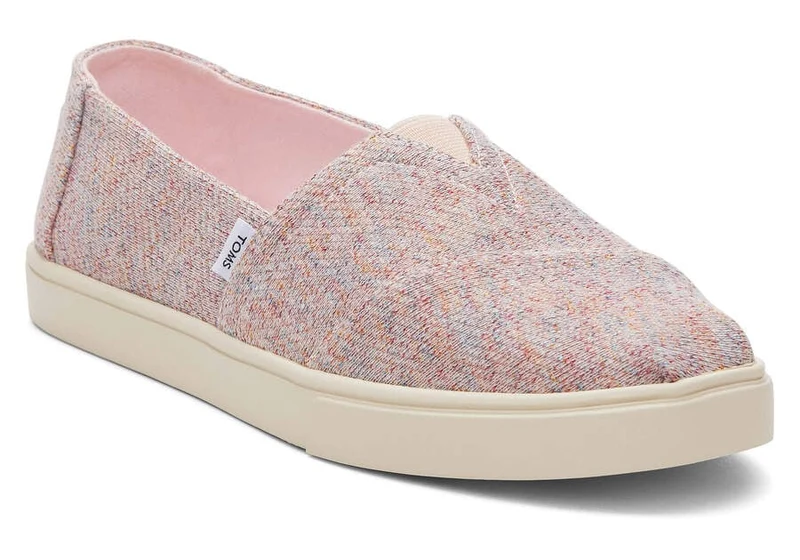 TOMS Alpargata Cupsole Slip-On-Sneaker für Damen – Pink Metallic
