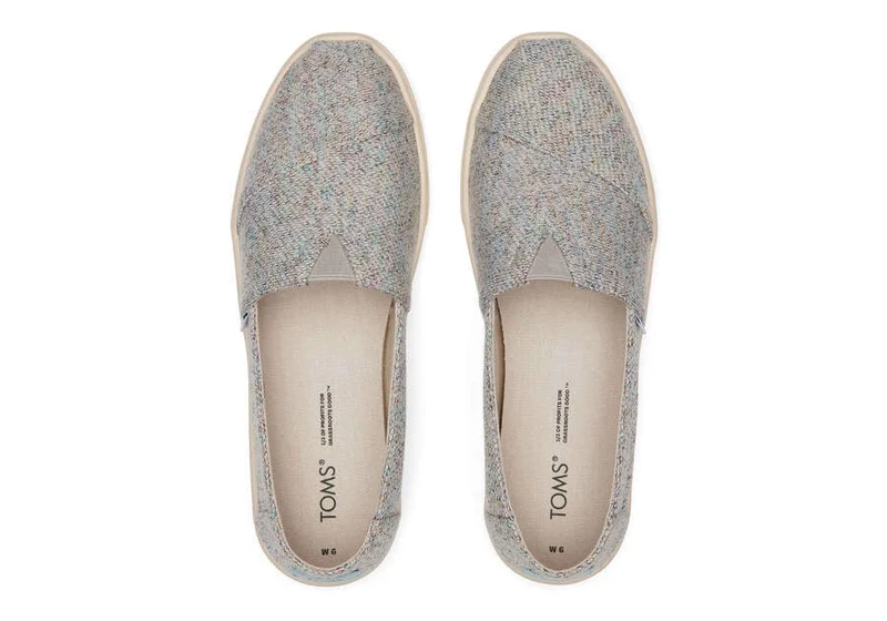 TOMS Alpargata Cupsole Slip-On-Sneaker für Damen – Wolkengrau