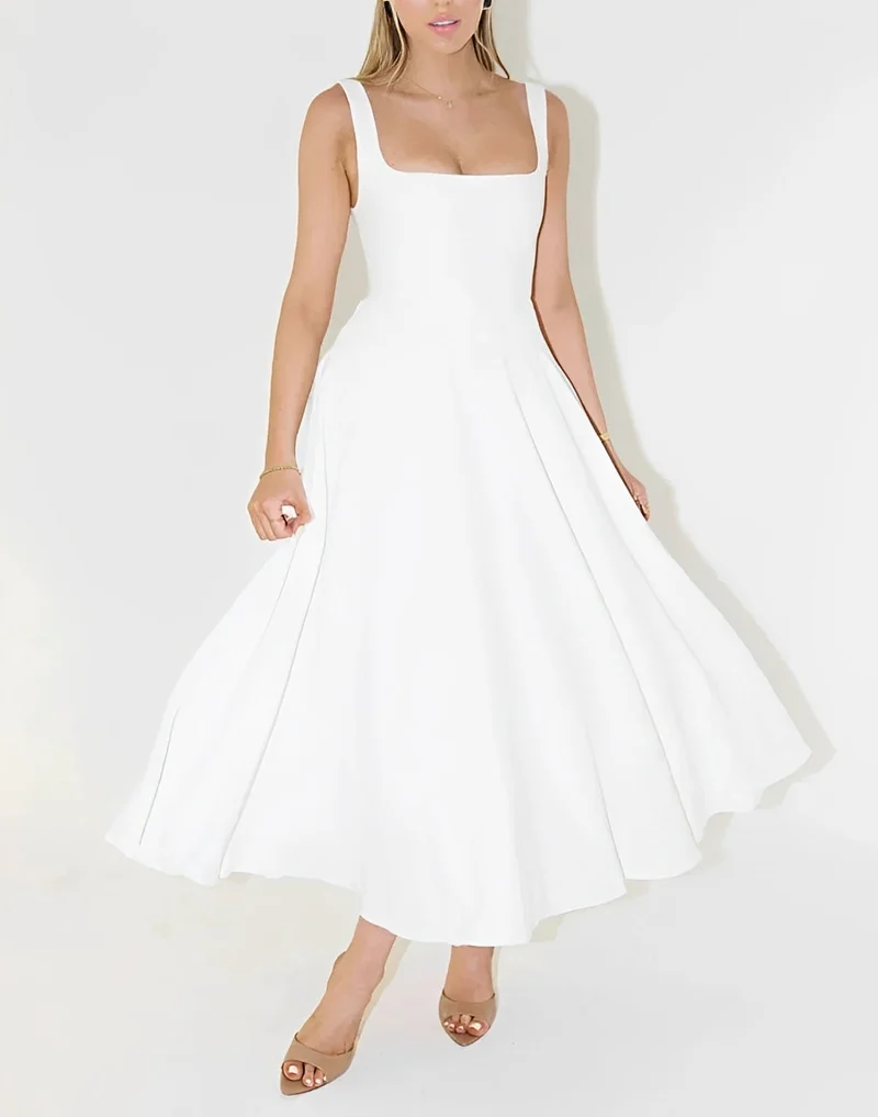 Shelley - Ärmelloses Midikleid