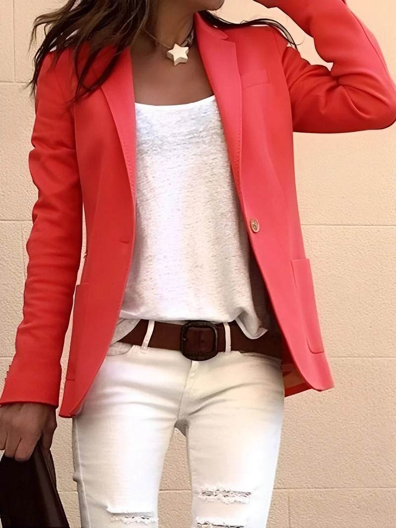 Leonie - Lässiger, eleganter Slim-Fit-Blazer für Damen
