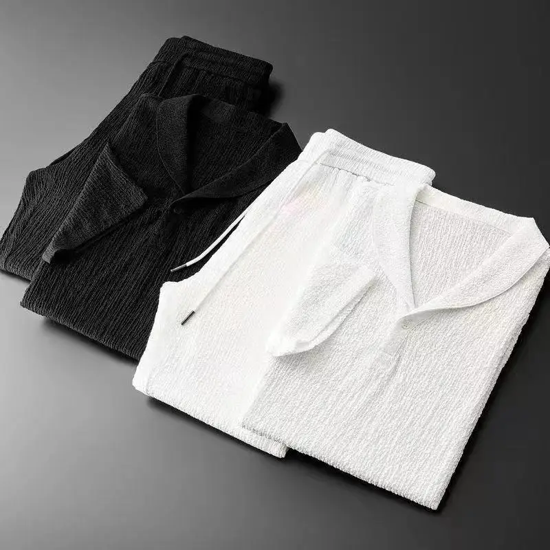Luca - Shirt mit kurzen Ärmeln und Hose mit flexiblem Bund