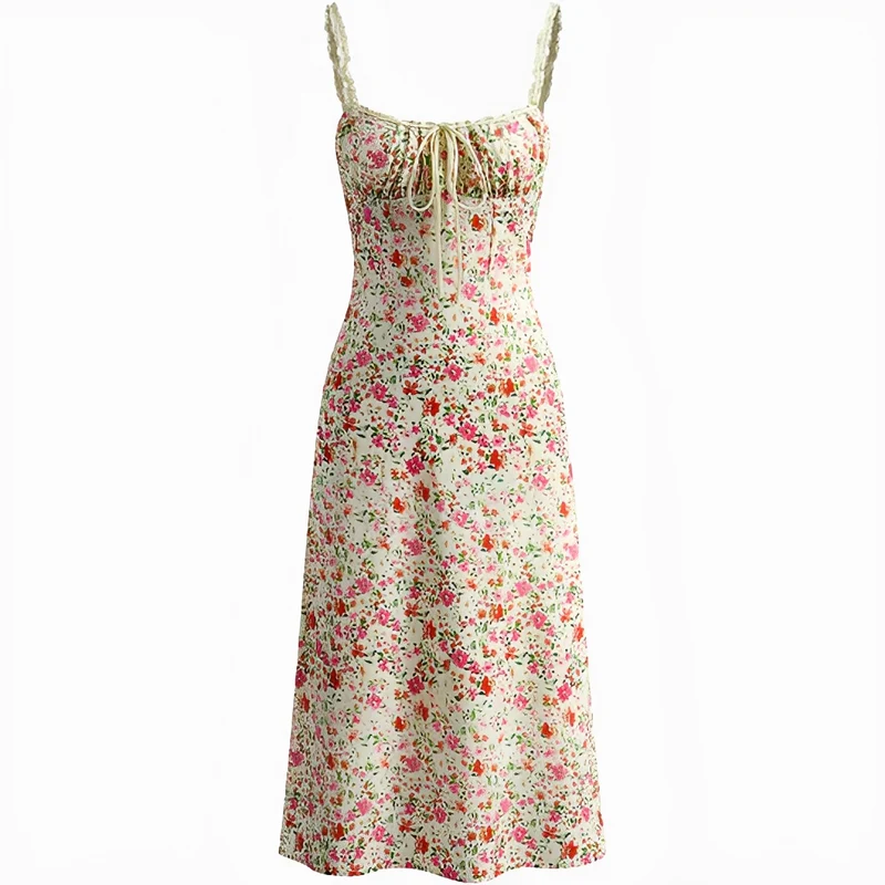 Bianca - Elegantes, schwungvolles Midi-Kleid
