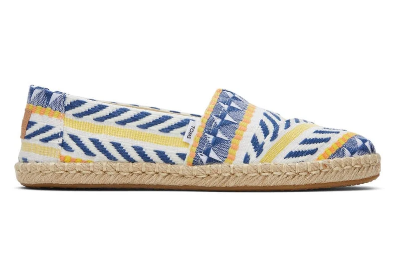 TOMS Damen Alpargata Global Jaquard Rope Espadrille – Natur