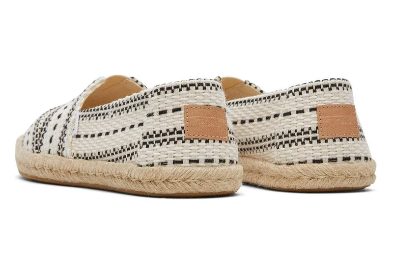 TOMS Damen Alpargata Chunky Global Woven Rope Espadrille – Natur