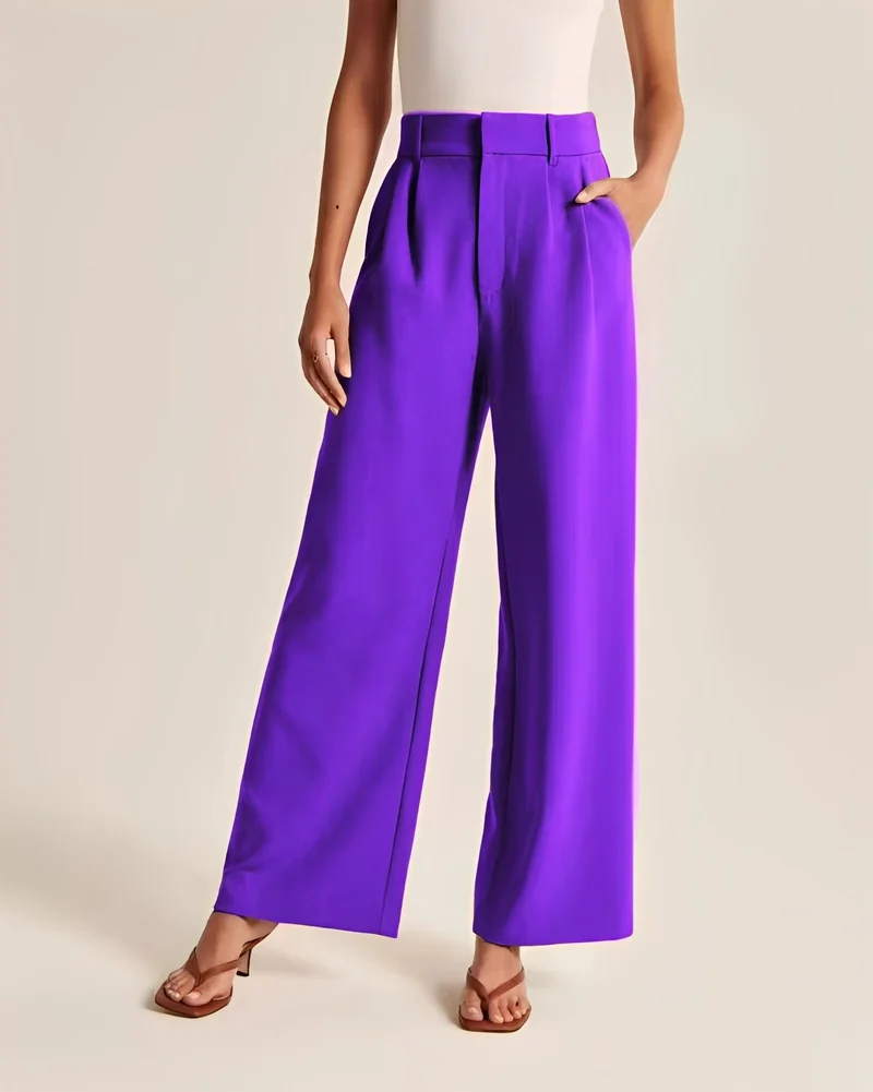 Ruth - Elegante Hose mit weitem Bein für Damen