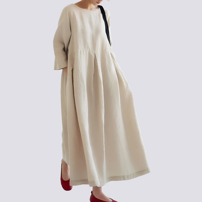 Veronica - Lockeres Kleid mit Taschen für Damen