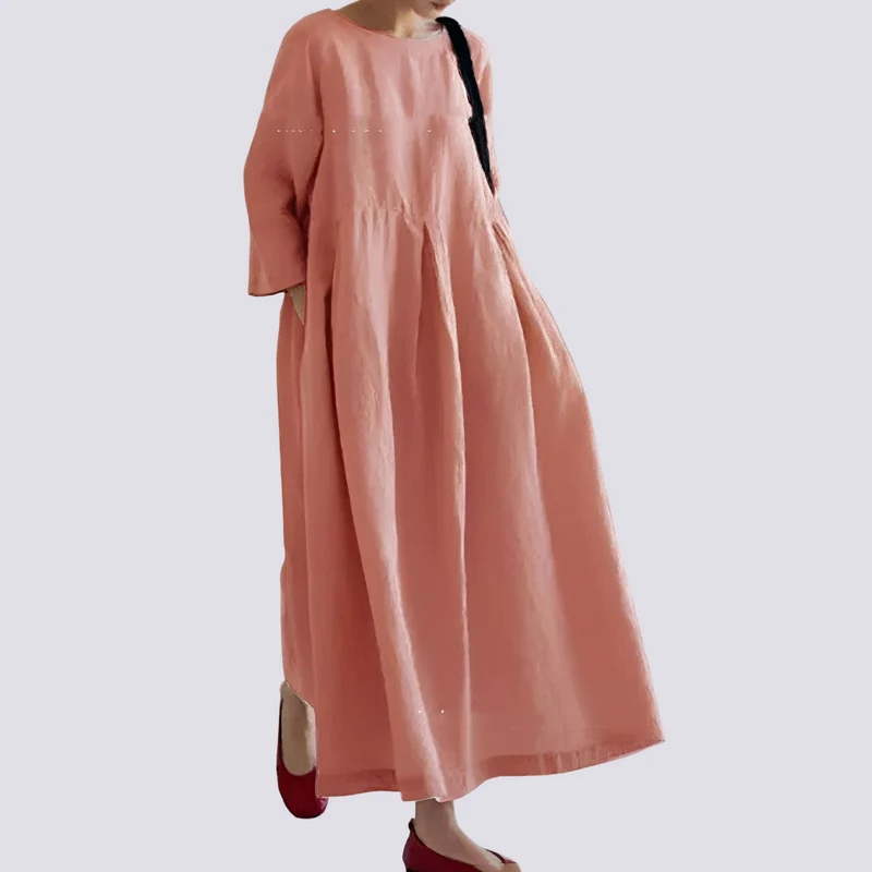 Veronica - Lockeres Kleid mit Taschen für Damen