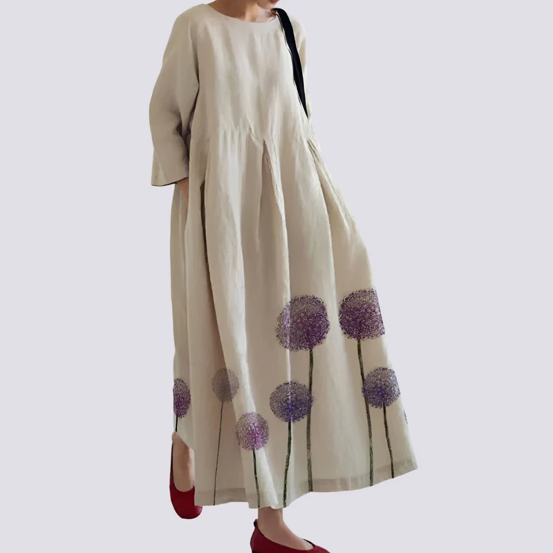 Veronica - Lockeres Kleid mit Taschen für Damen