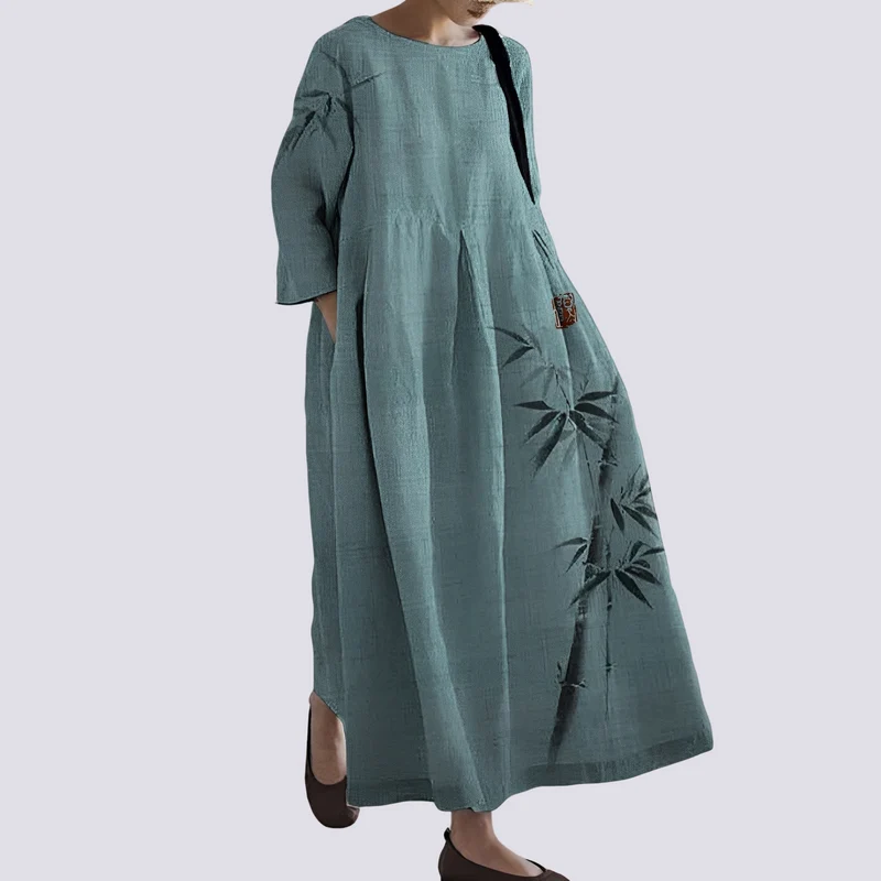 Veronica - Lockeres Kleid mit Taschen für Damen