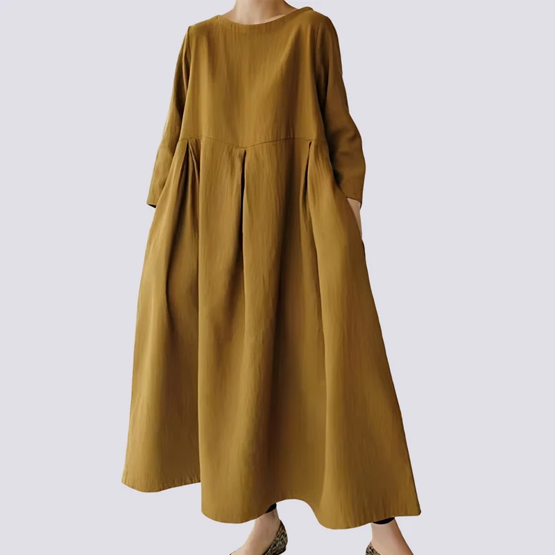 Veronica - Lockeres Kleid mit Taschen für Damen