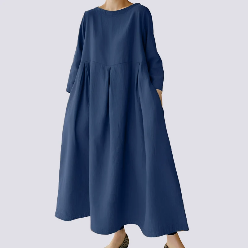Veronica - Lockeres Kleid mit Taschen für Damen