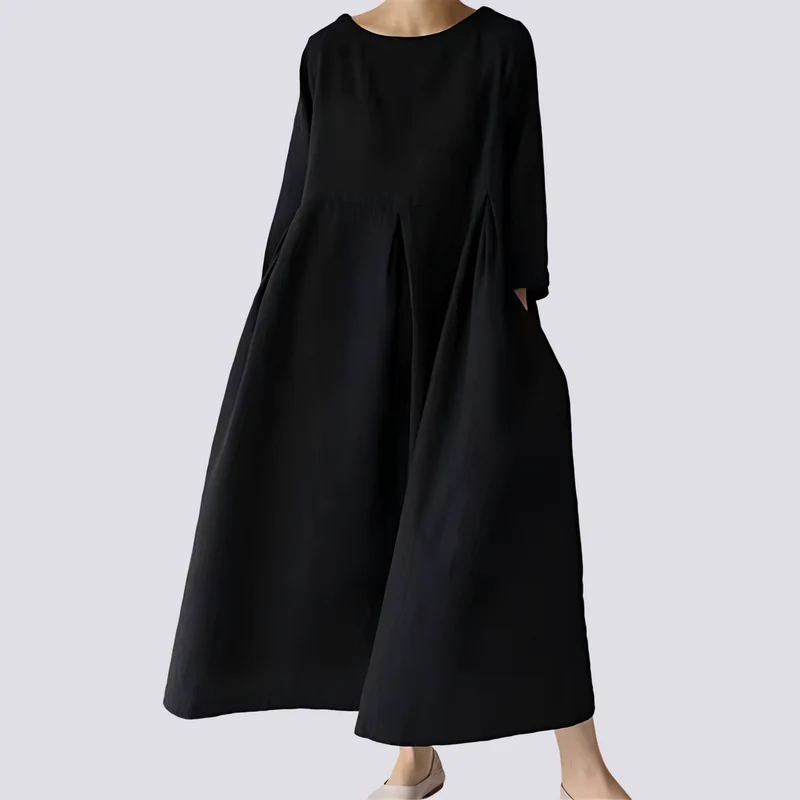 Veronica - Lockeres Kleid mit Taschen für Damen
