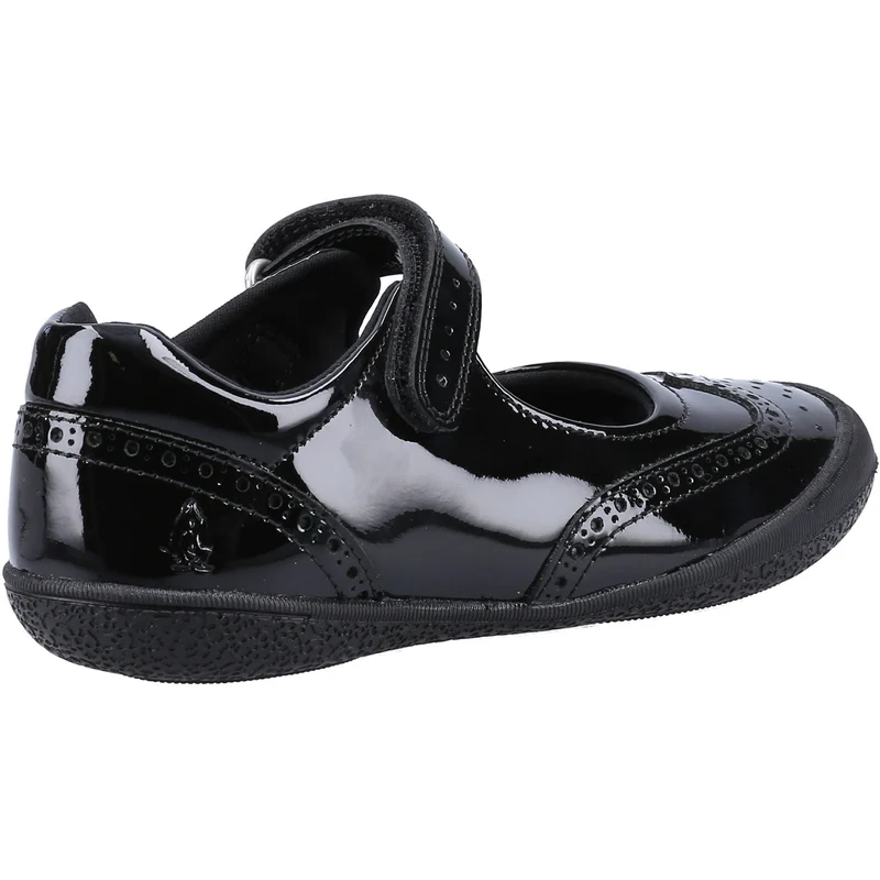 Hush Puppies Mädchen Rina Shoe Lack-Schulschuhe – Schwarz