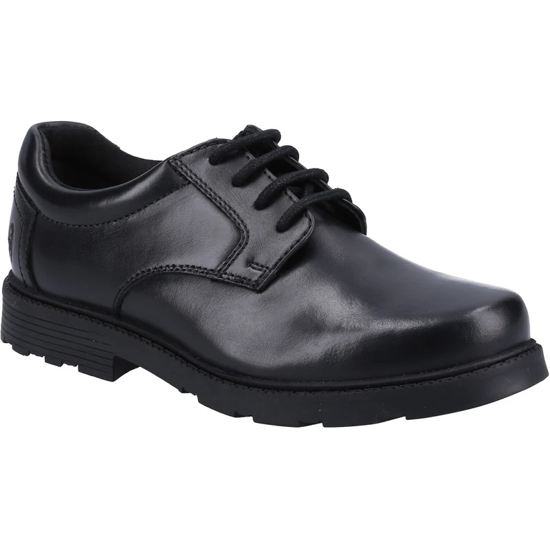 Hush Puppies Junges Oliver Schulschuhe aus Leder – Schwarz