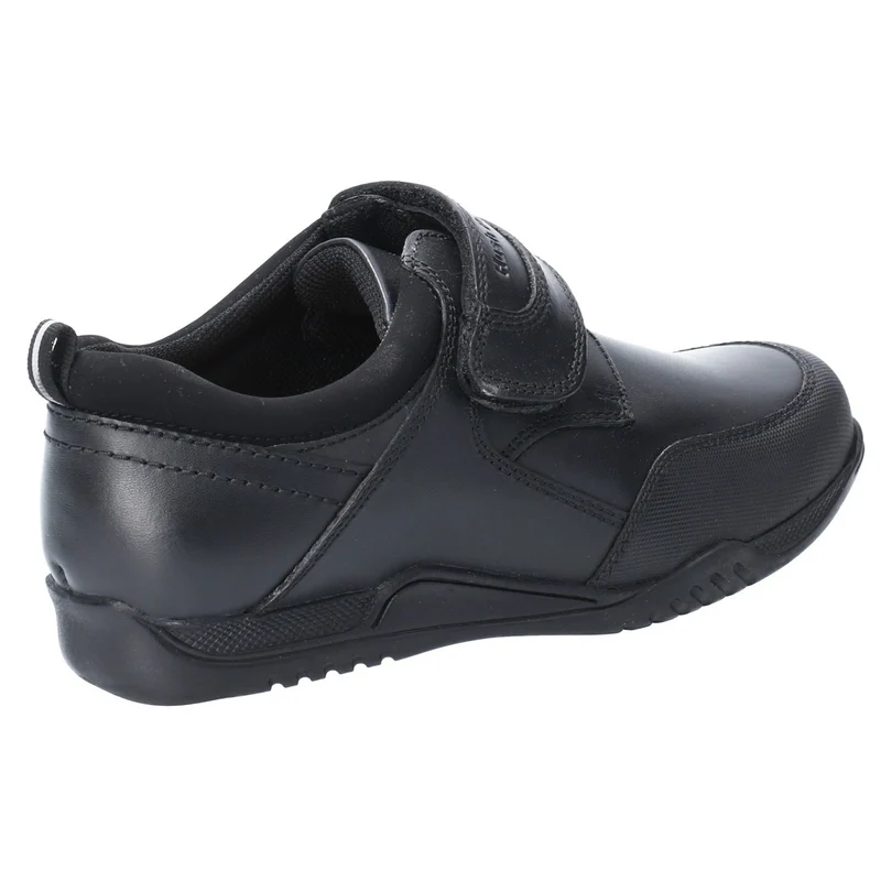 Hush Puppies Noah Leder-Schulschuhe für Jungen – Schwarz