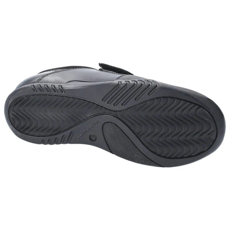 Hush Puppies Noah Leder-Schulschuhe für Jungen – Schwarz