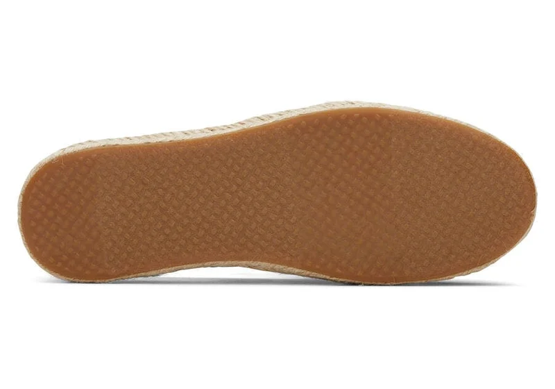 TOMS Damen Alpargata Chunky Global Woven Rope Espadrille – Schwarz