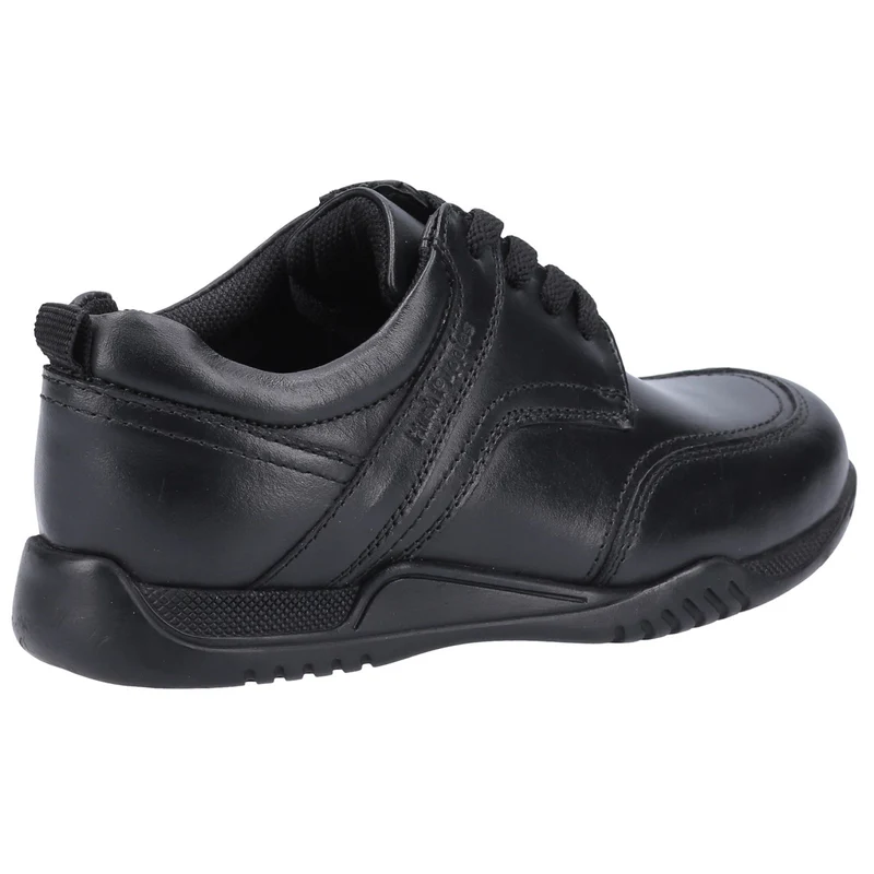 Hush Puppies Harvey Leder-Schulschuhe für Jungen – Schwarz
