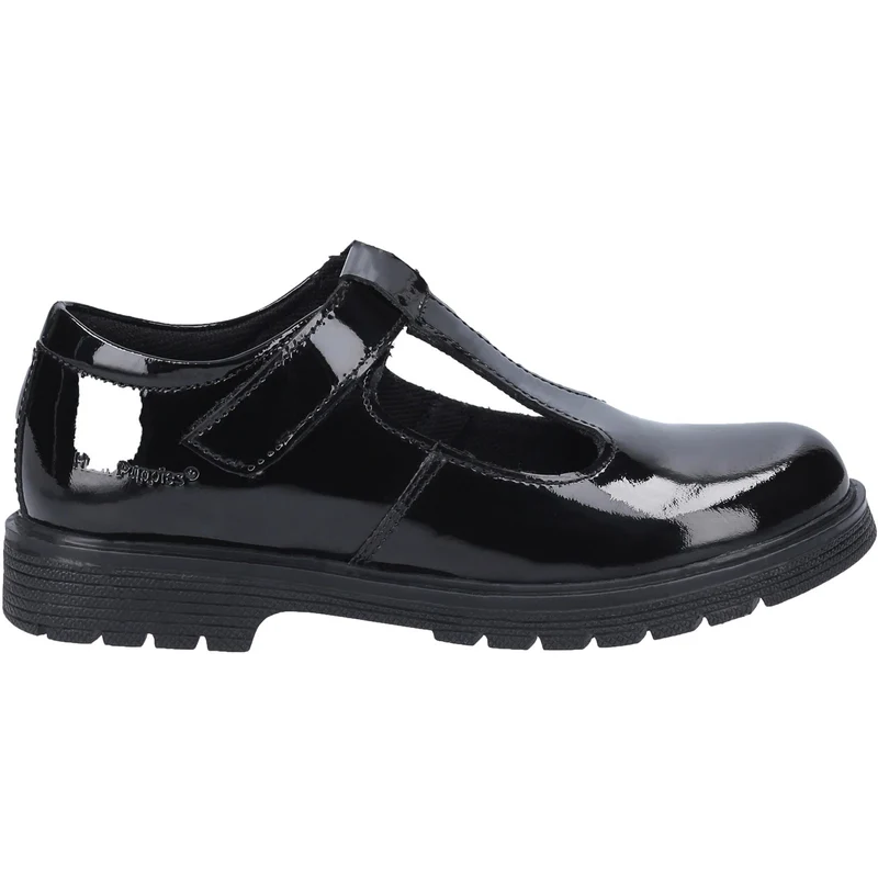Hush Puppies Gracie Schulschuhe aus Lackleder für Mädchen – Schwarz