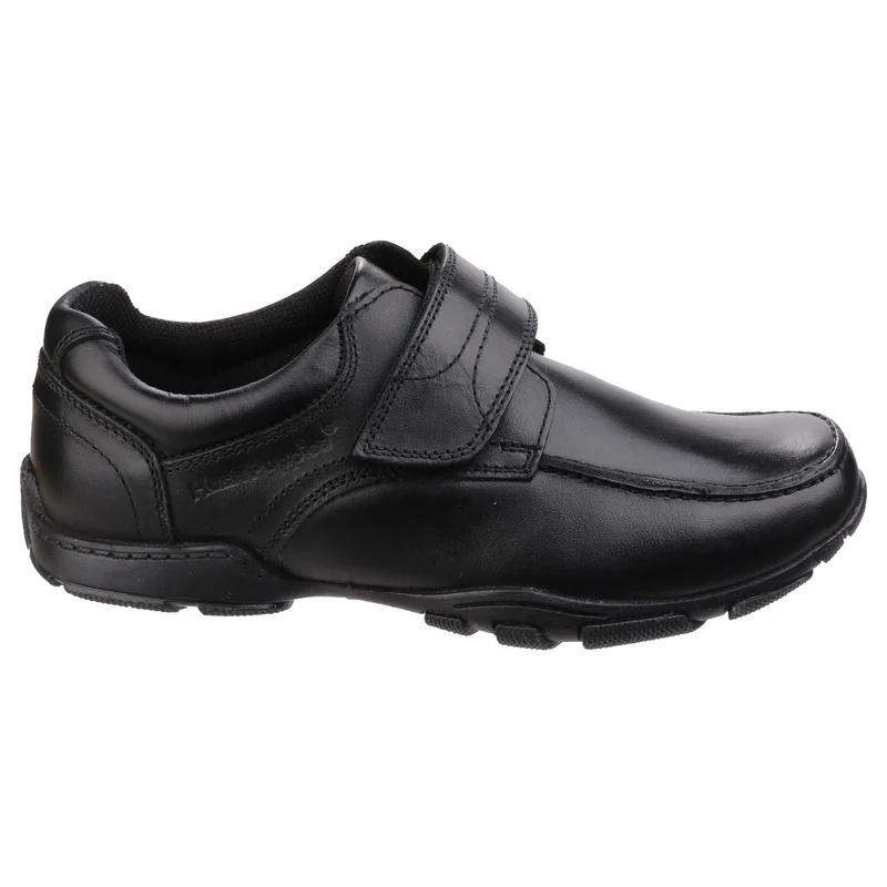 Hush Puppies Schulschuhe „Freddy 2“ aus Leder für Jungen – Schwarz