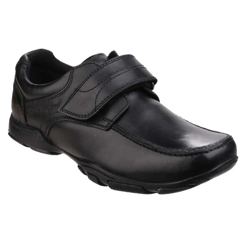 Hush Puppies Schulschuhe „Freddy 2“ aus Leder für Jungen – Schwarz