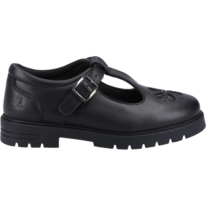 Hush Puppies Mädchen Fiona JNR Schuh Schwarz