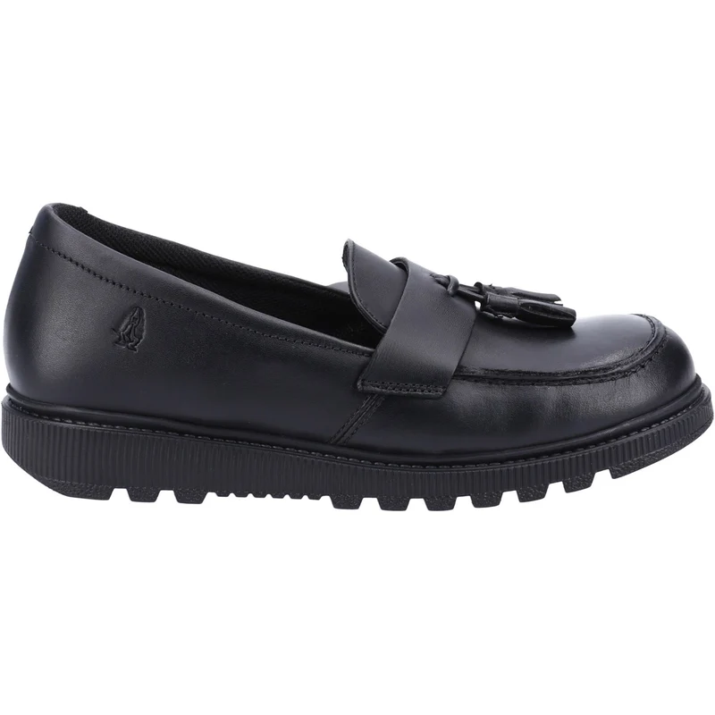 Hush Puppies Mädchen-Schulschuhe „Faye“ aus Leder – Schwarz