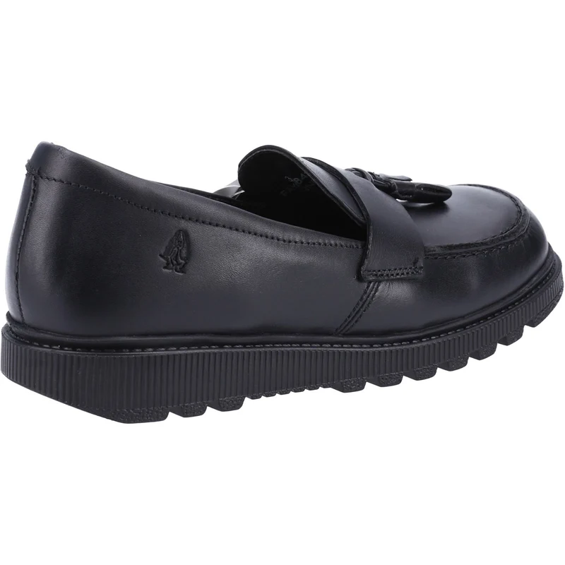 Hush Puppies Mädchen-Schulschuhe „Faye“ aus Leder – Schwarz