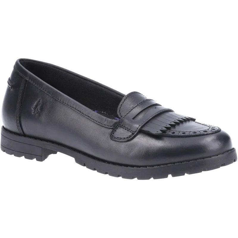 Hush Puppies Schulschuhe „Emer“ aus Leder für Mädchen – Schwarz