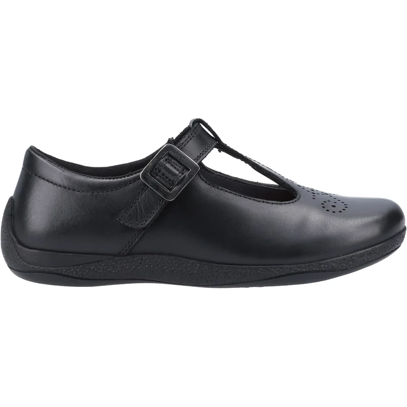 Hush Puppies Schulschuhe Eliza aus Leder für Mädchen – Schwarz