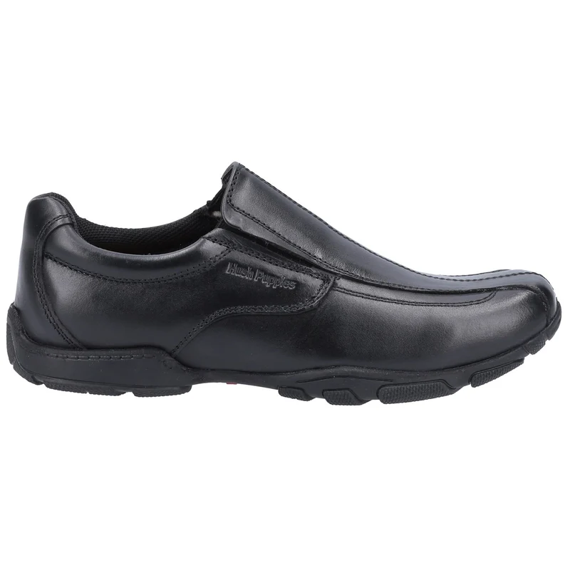 Hush Puppies Schulschuhe Elijah aus Leder für Jungen – Schwarz
