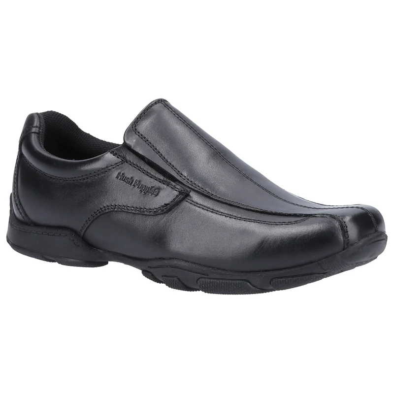 Hush Puppies Schulschuhe Elijah aus Leder für Jungen – Schwarz