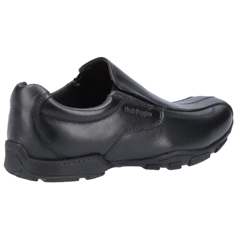 Hush Puppies Schulschuhe Elijah aus Leder für Jungen – Schwarz