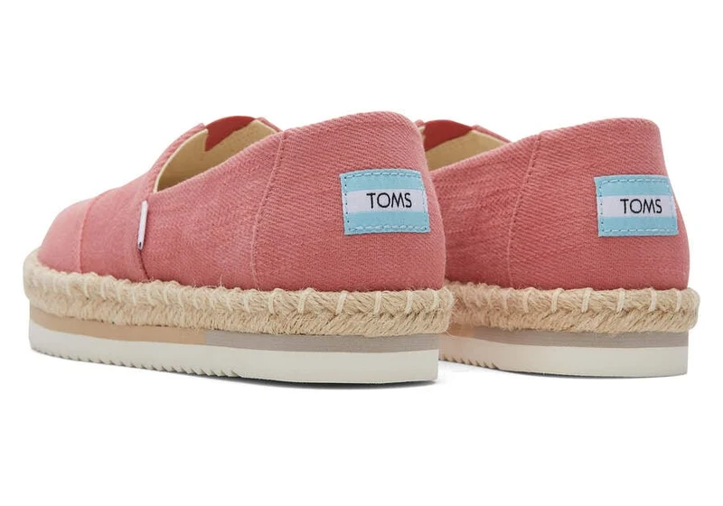 TOMS Alpargata Platform Eco Rope Espadrille für Damen - Faded Rose