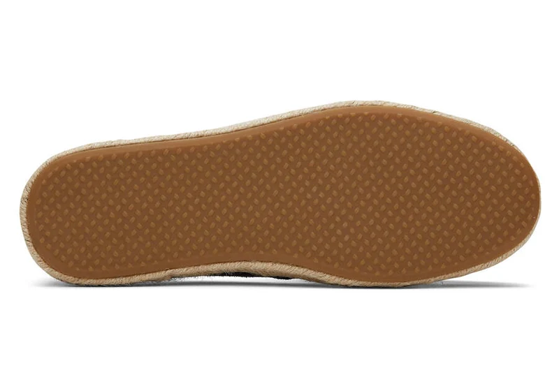 TOMS Damen Santiago Wildleder-Espadrille – Schwarz
