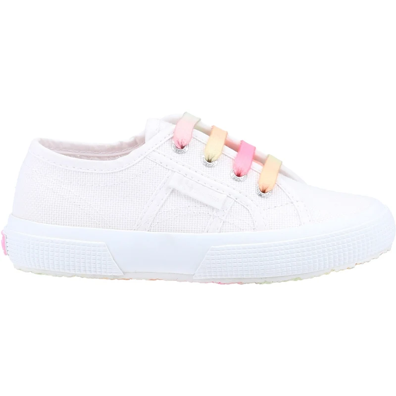 Superga Unisex-Sneaker 2750 Shaded Lace für Kinder – Weiß