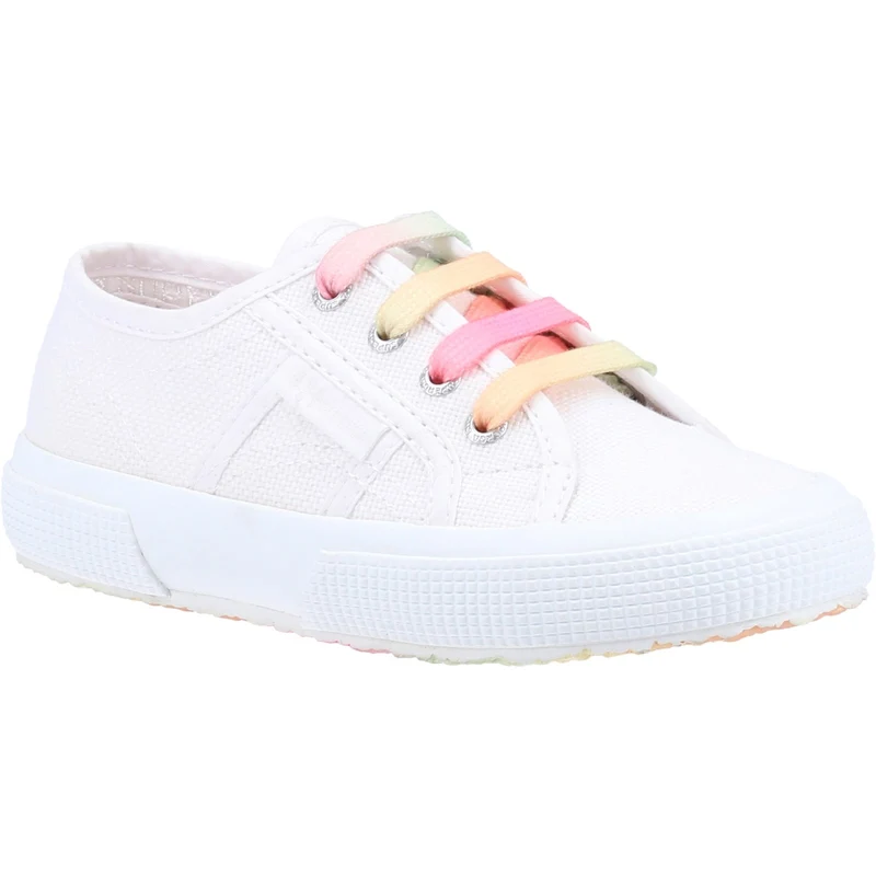Superga Unisex-Sneaker 2750 Shaded Lace für Kinder – Weiß
