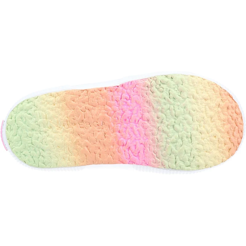 Superga Unisex-Sneaker 2750 Shaded Lace für Kinder – Weiß