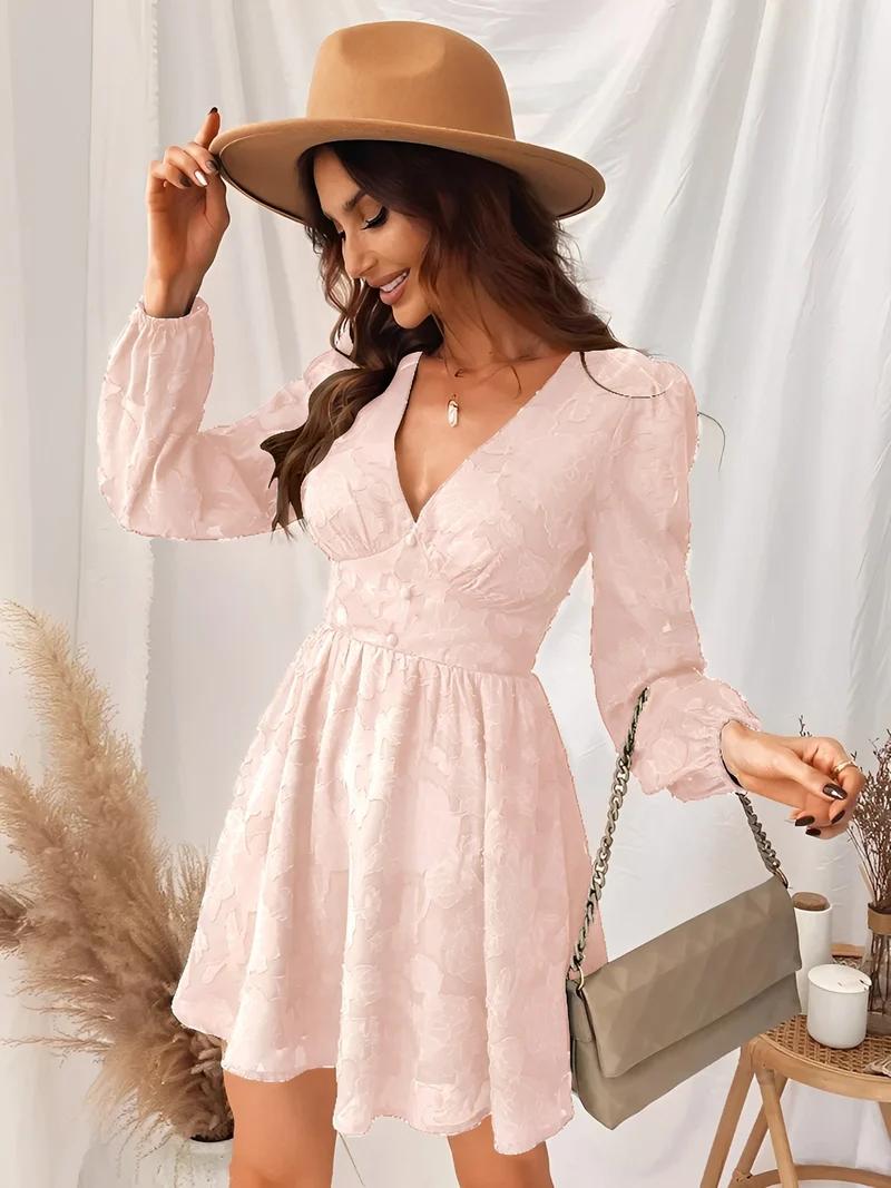Thea - Stilvolles Mini-Kleid in A-Linie für Damen