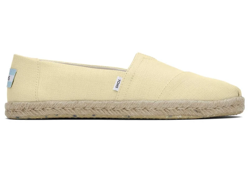 TOMS Damen Alpargata Eco Rope Espadrille – Pale Lemon