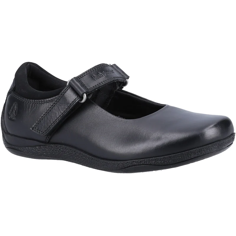 Hush Puppies Schulschuhe Marcie aus Leder für Mädchen – Schwarz