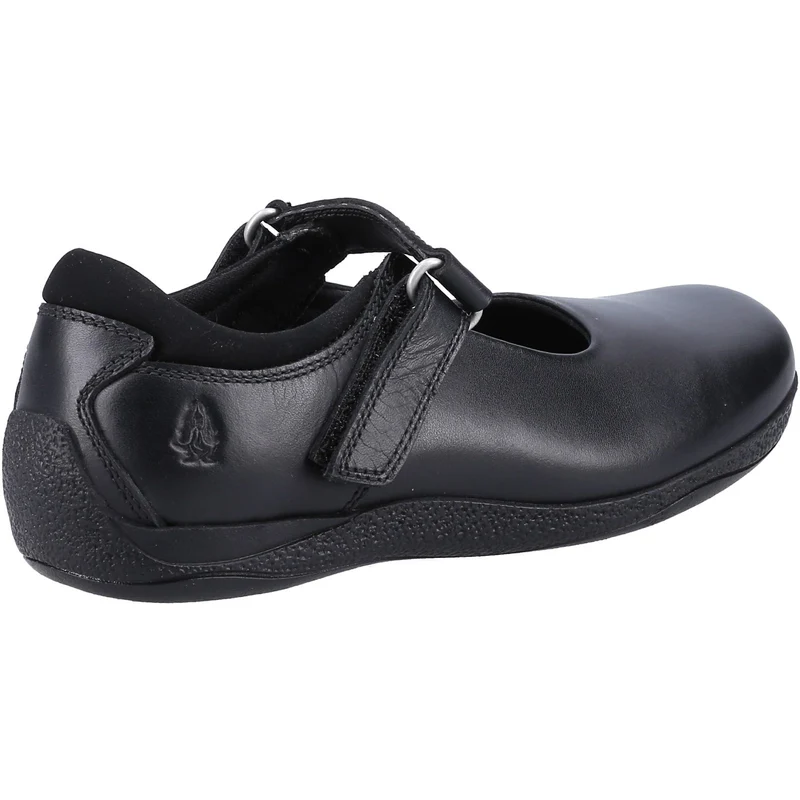 Hush Puppies Schulschuhe Marcie aus Leder für Mädchen – Schwarz