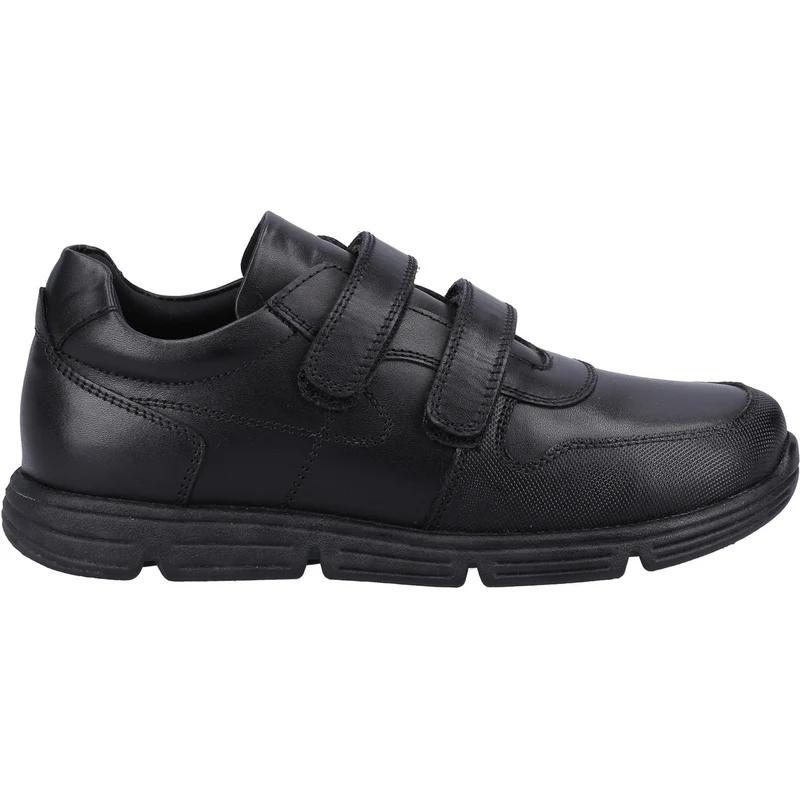 Hush Puppies Schulschuhe Lucas aus Leder für Jungen – Schwarz