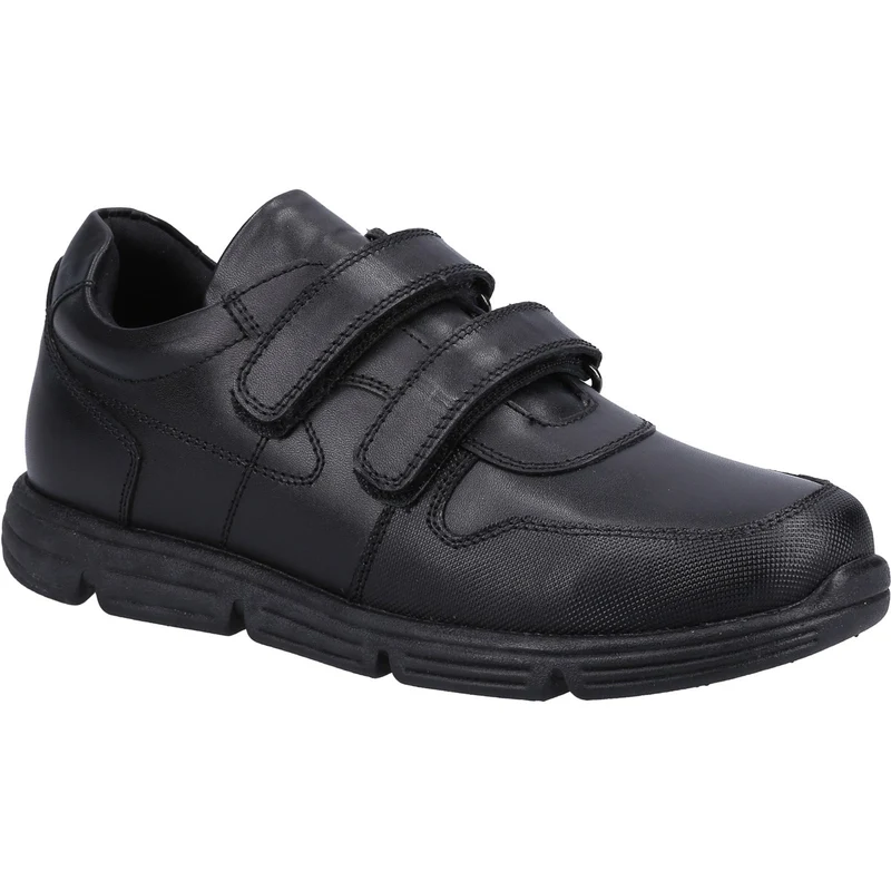 Hush Puppies Schulschuhe Lucas aus Leder für Jungen – Schwarz