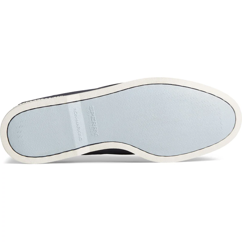 Sperry Goldfarbener authentischer Original-2-Loch-Nubukschuh für Herren, Marineblau