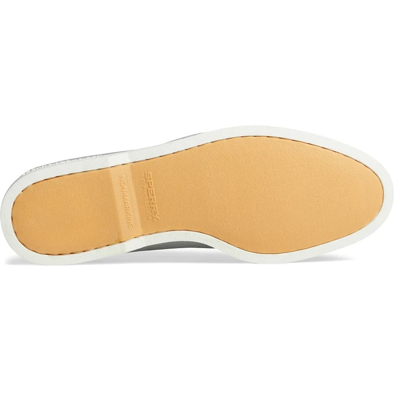 Sperry Authentische Original 2-Loch-Bootsschuhe aus Nubukleder in Gold für Herren – Grau
